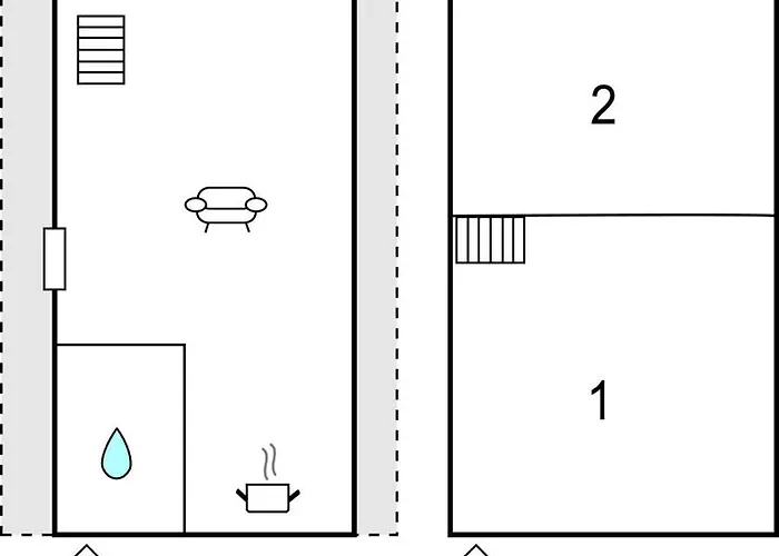 Сasa de vacaciones In With Kitchen *